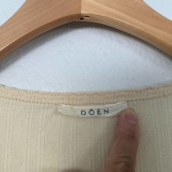 Doen set of 2 pointelle Annie tee size S - Picture 11 of 16